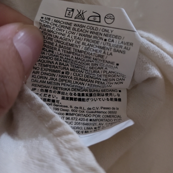 Old Navy Light Tan Button Down Shirt Size 6/7 - Picture 6 of 8